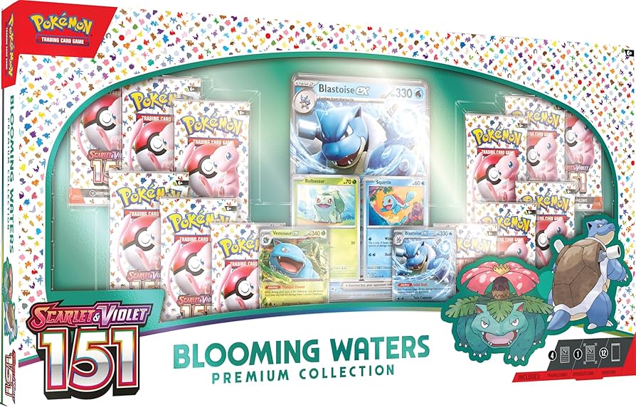 Pokémon 151 Blooming Waters
Premium Collection
